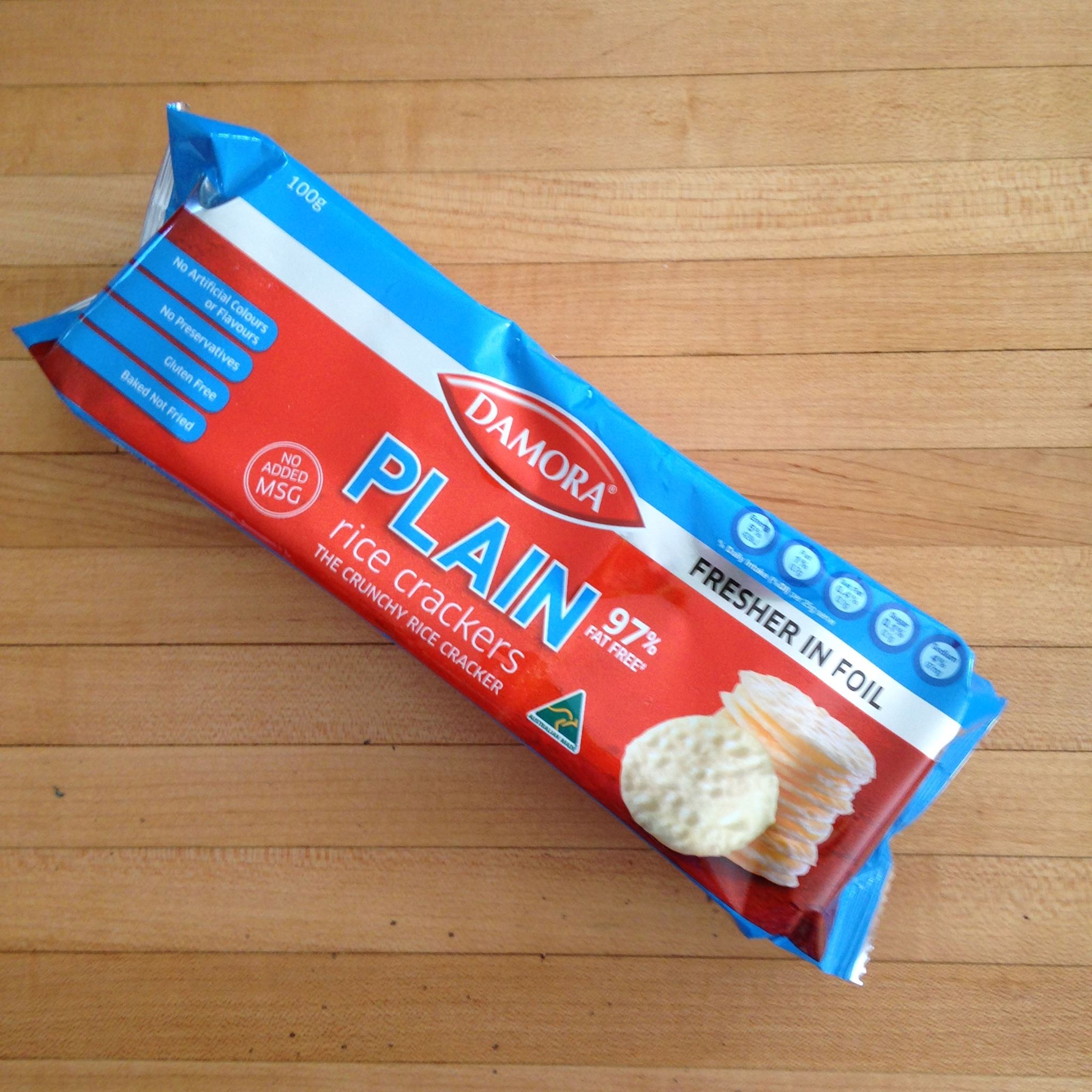 Damora Plain Rice Crackers AldiMum