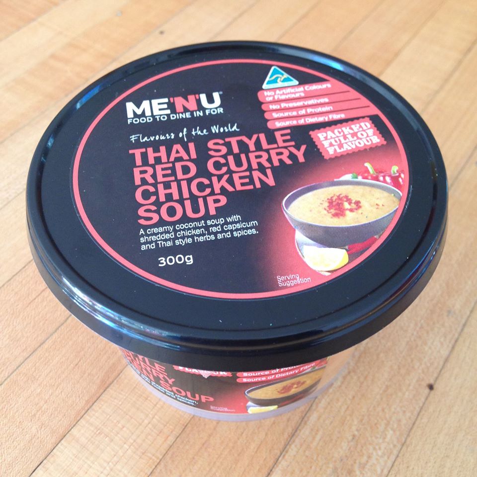 Menu Thai Style Red Chicken Curry Soup AldiMum