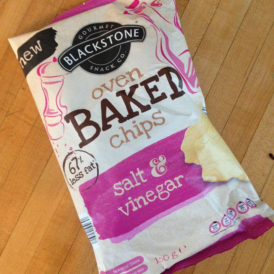 BlackStone Oven Baked Chips Salt and Vinegar AldiMum