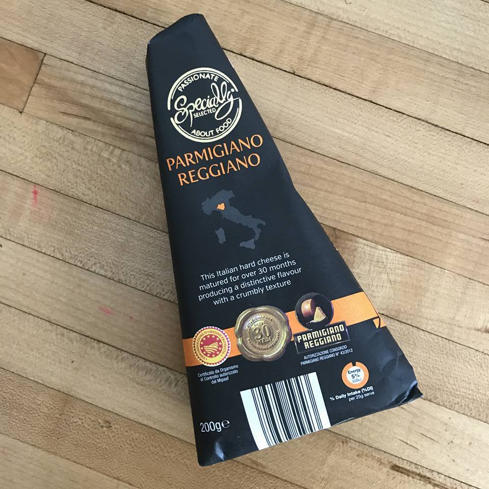 Aldi discount parmesan cheese
