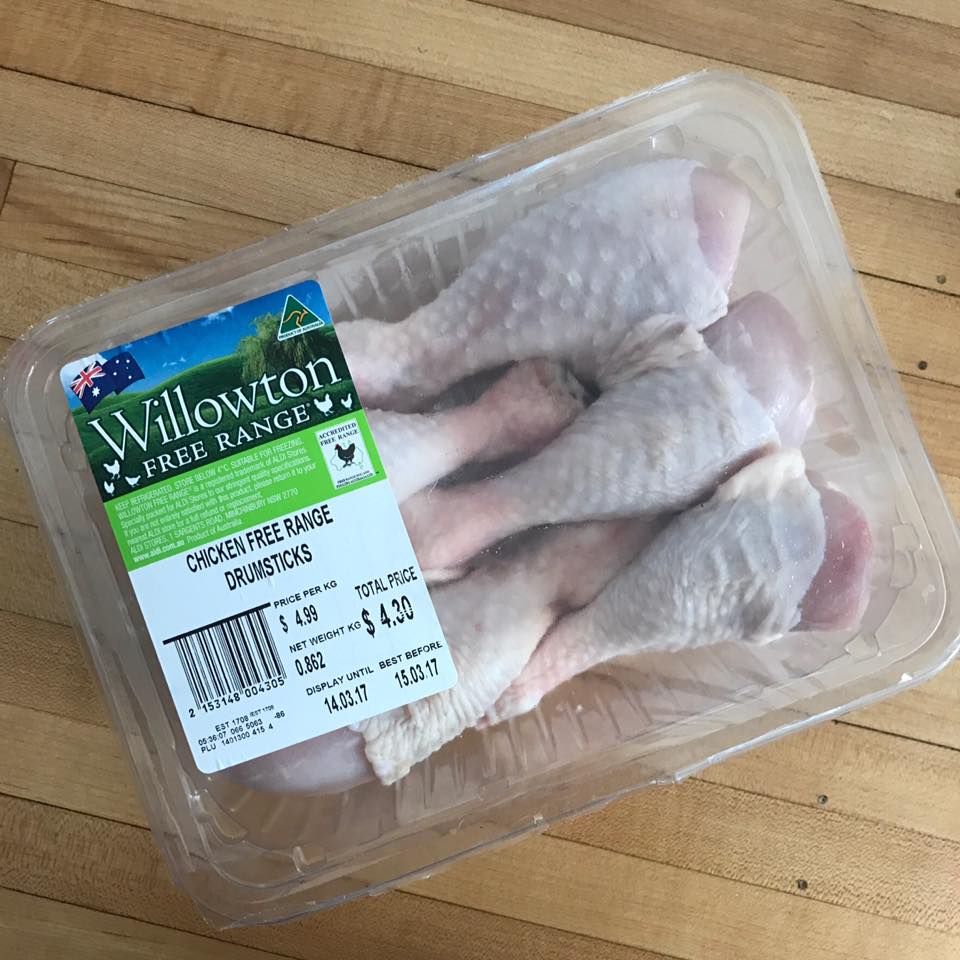 Willowton Free Range Chicken Drumsticks - AldiMum