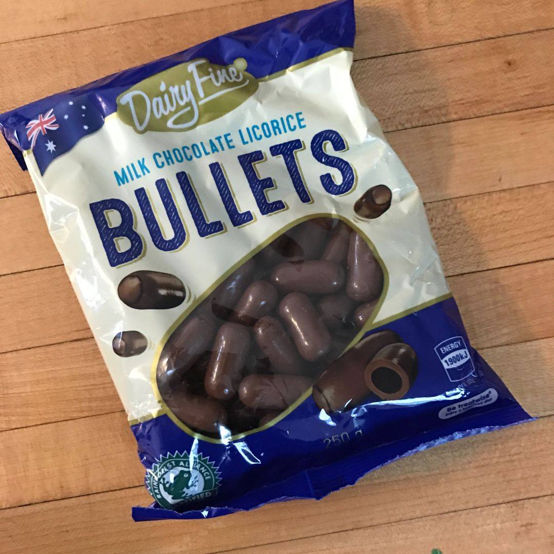 Dairy Fine Milk Chocolate Licorice Bullets AldiMum